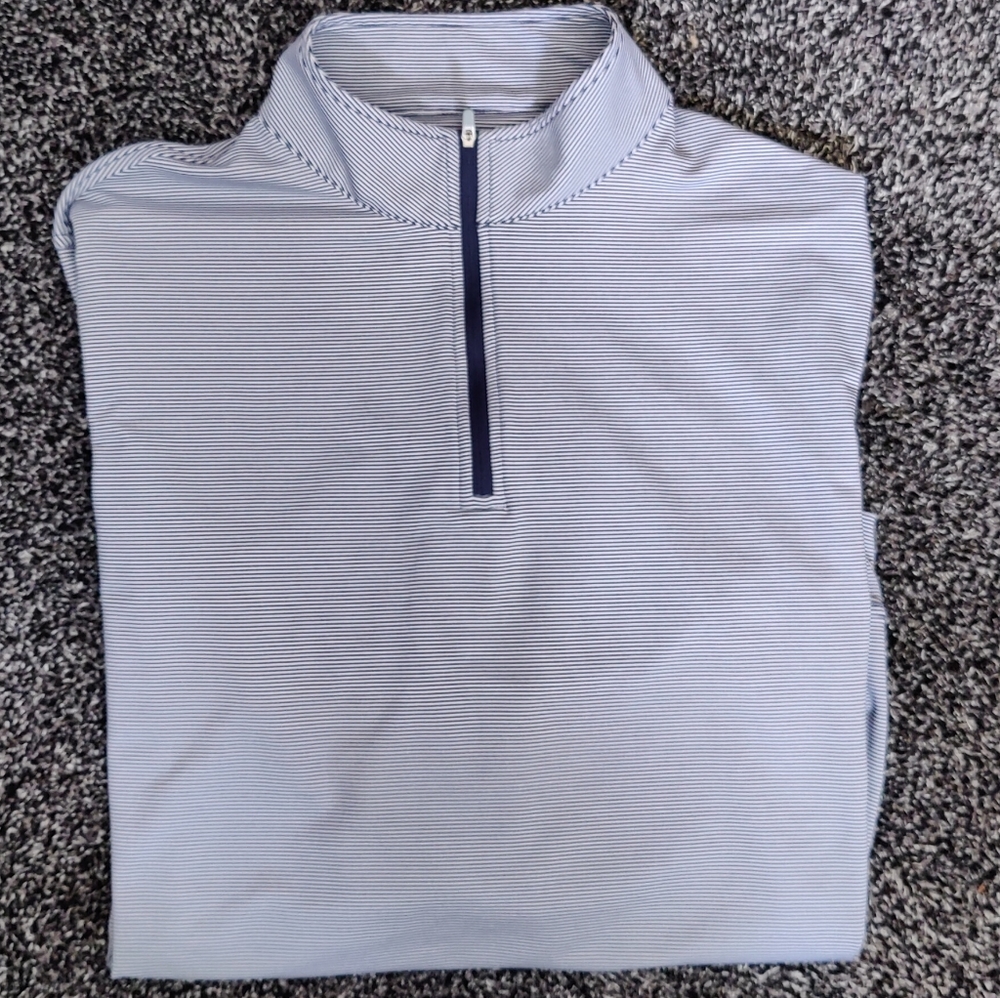 Peter Millar Gray Quarter-Zip Jacket - image 3